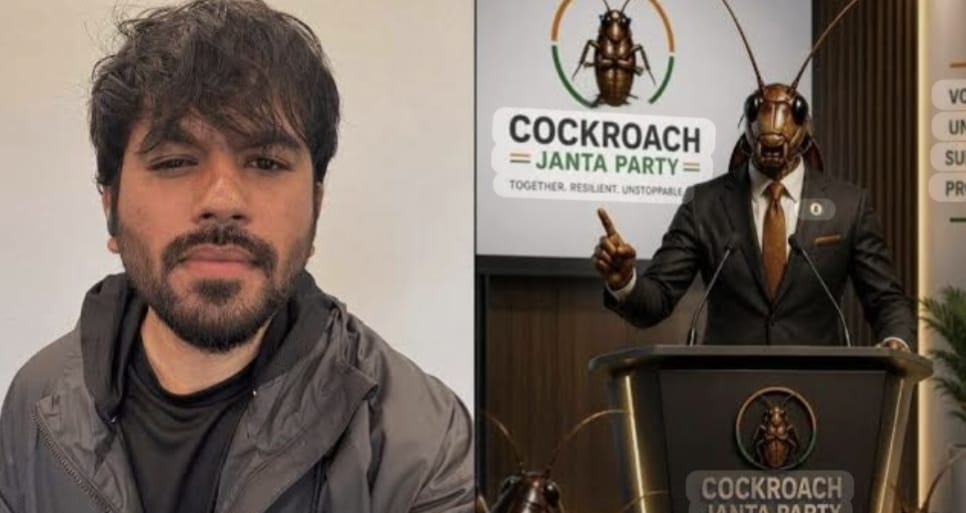 भारत आने  से पहले कॉकरोच पार्टी संस्थापक का यू-टर्न