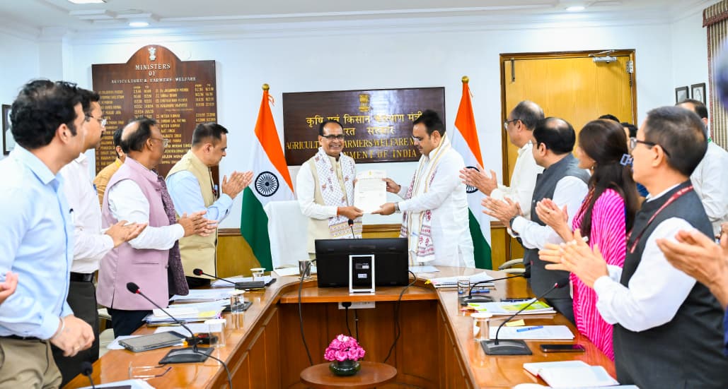 दिल्ली में 6 केन्द्रीय मंत्रियों से मिले राजस्थान के सीएम भजन लाल शर्मा