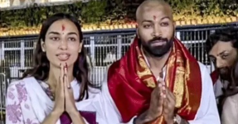 तिरुपति बालाजी पहुंचे हार्दिक पंड्या, मुंडन कर भगवान वेंकटेश्वर का लिया आशीर्वाद
