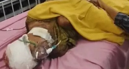 घर में घुसा लेपर्ड, बुजुर्ग महिला पर हमला, बेटे ने बचाई जान