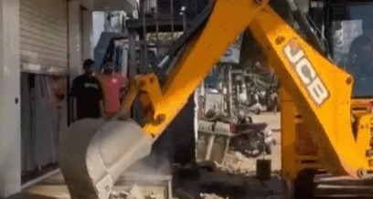 न्यू सांगानेर रोड पर 50 से ज्यादा मकान-दुकानों पर चला बुलडोजर