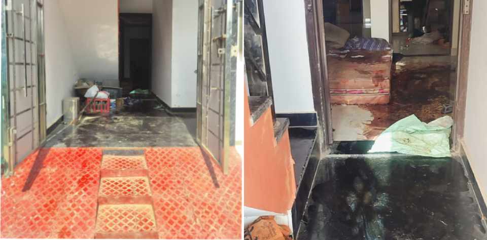 कमरे में बिखरा था खून, बिस्तर पर पड़ी मिली लाश