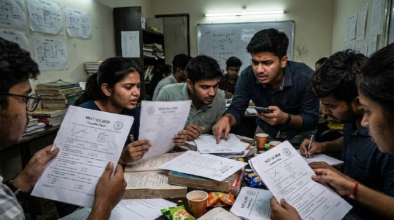 केरलम से सीकर तक कैसे पहुंचा नीट का पेपर