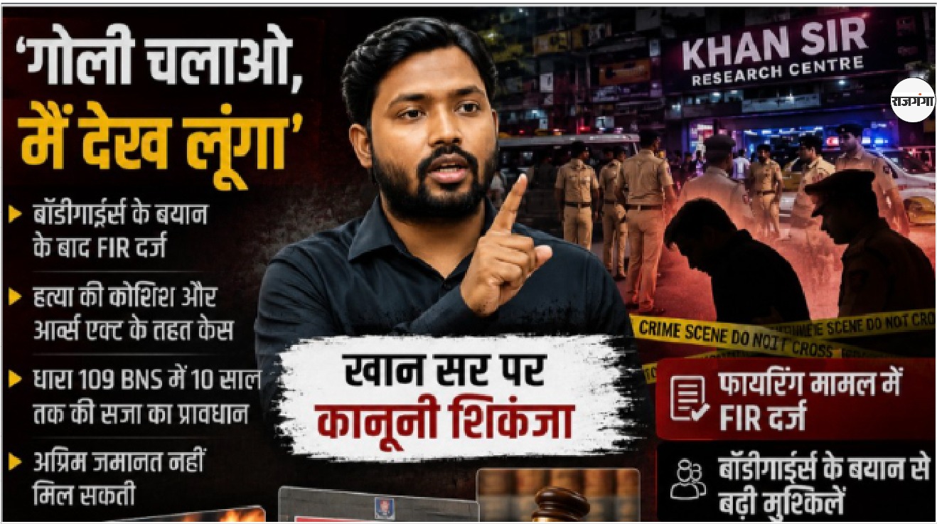 'गोली चलाओ, बाकी मैं देख लूंगा' बॉडीगार्ड्स के बयान के बाद खान सर पर FIR, गिरफ्तारी की आशंका